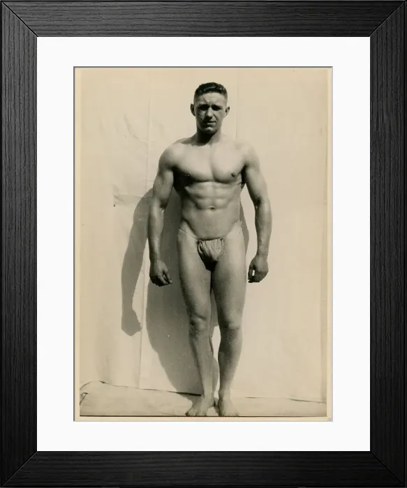 Framed Print : Frank Bell Body Builder from Darlington Framed Print : Frank Bell Body Builder from Darlington