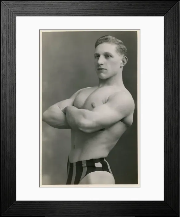 Framed Print : Frank Bell Body Builder from Darlington Framed Print : Frank Bell Body Builder from Darlington