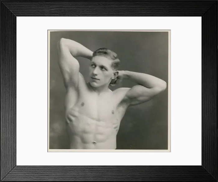 Framed Print : Frank Bell Body Builder from Darlington Framed Print : Frank Bell Body Builder from Darlington