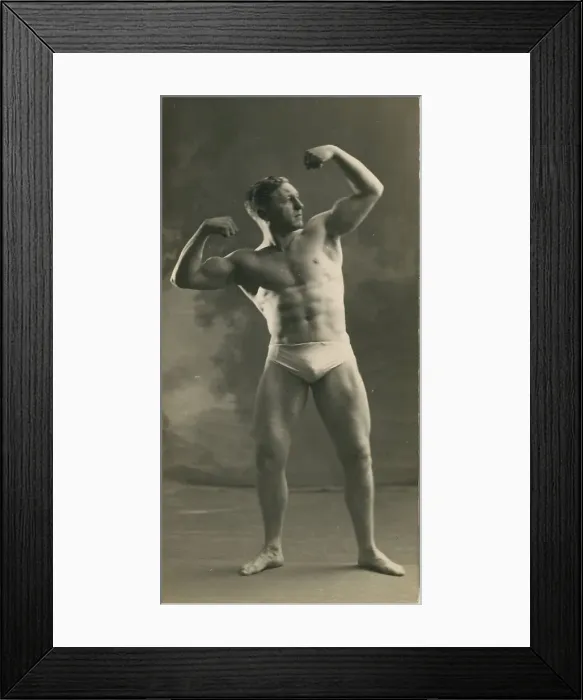 Framed Print : Frank Bell Body Builder from Darlington Framed Print : Frank Bell Body Builder from Darlington