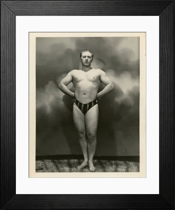 Framed Print : Frank Bell Body Builder from Darlington Framed Print : Frank Bell Body Builder from Darlington