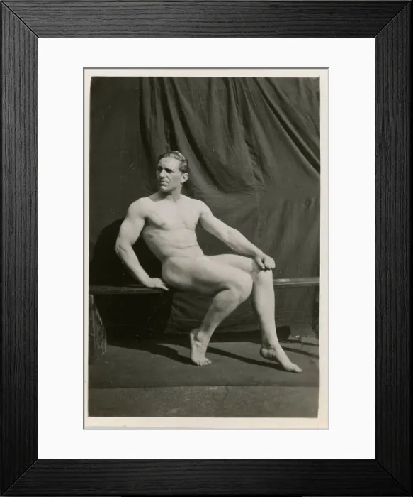 Framed Print : Frank Bell Body Builder from Darlington Framed Print : Frank Bell Body Builder from Darlington