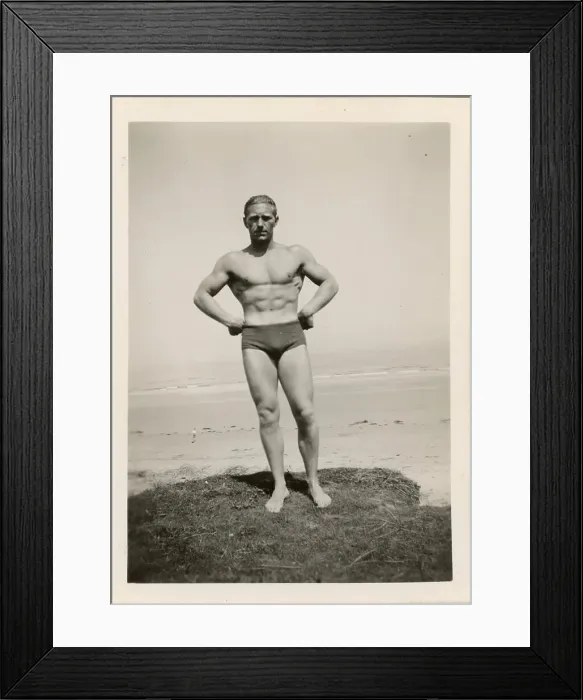Framed Print : Frank Bell Body Builder from Darlington Framed Print : Frank Bell Body Builder from Darlington