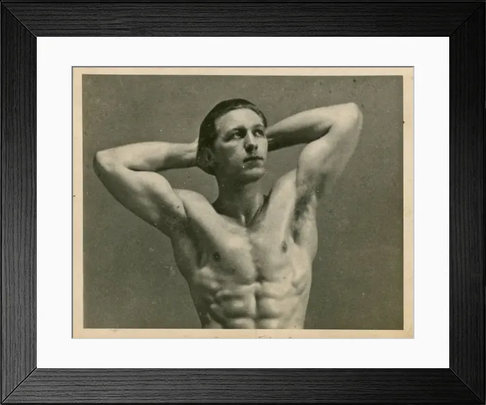 Framed Print : Frank Bell Body Builder from Darlington Framed Print : Frank Bell Body Builder from Darlington
