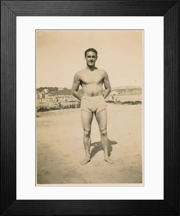 Framed Print : Frank Bell Body Builder from Darlington Framed Print : Frank Bell Body Builder from Darlington