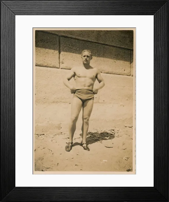Framed Print : Frank Bell Body Builder from Darlington Framed Print : Frank Bell Body Builder from Darlington