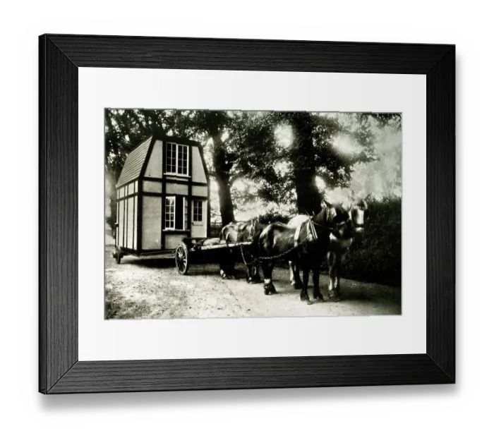 Framed Print : The Vancott, or movable cottage caravan Framed Print : The Vancott, or movable cottage caravan
