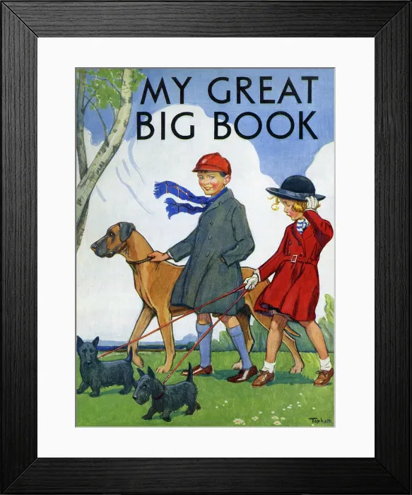 Framed Print : Cover design, My Great Big Book Framed Print : Cover design, My Great Big Book
