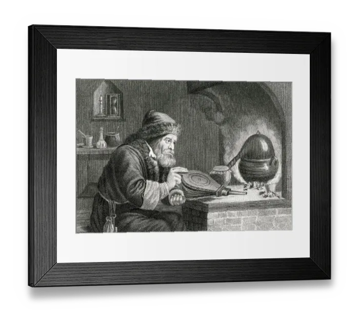 Framed Print : The Alchemist Framed Print : The Alchemist