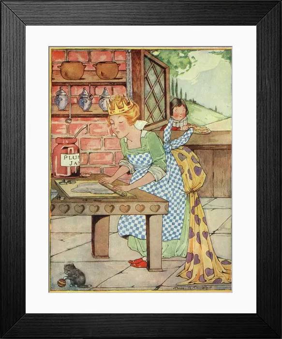 Framed Print : The Queen of Hearts baked some tarts Framed Print : The Queen of Hearts baked some tarts