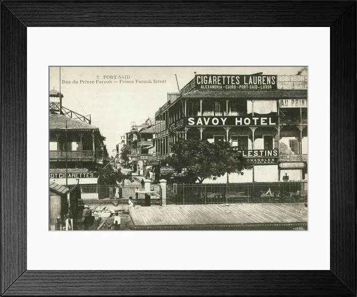 Framed Print : Prince Farouk Street, Port Said, Egypt Framed Print : Prince Farouk Street, Port Said, Egypt