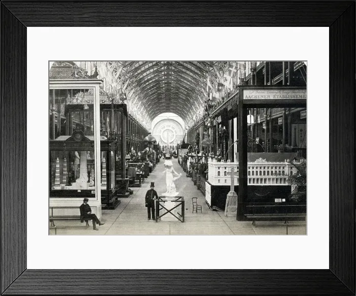 Framed Print : International Exhibition, South Kensington, London Framed Print : International Exhibition, South Kensington, London