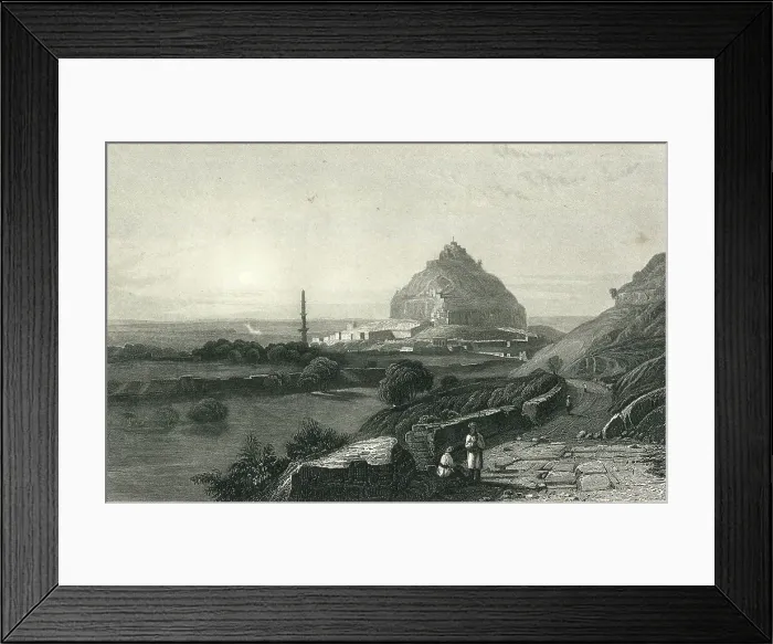 Framed Print : The Fortress of Dowlatabad in the Deccan, India Framed Print : The Fortress of Dowlatabad in the Deccan, India