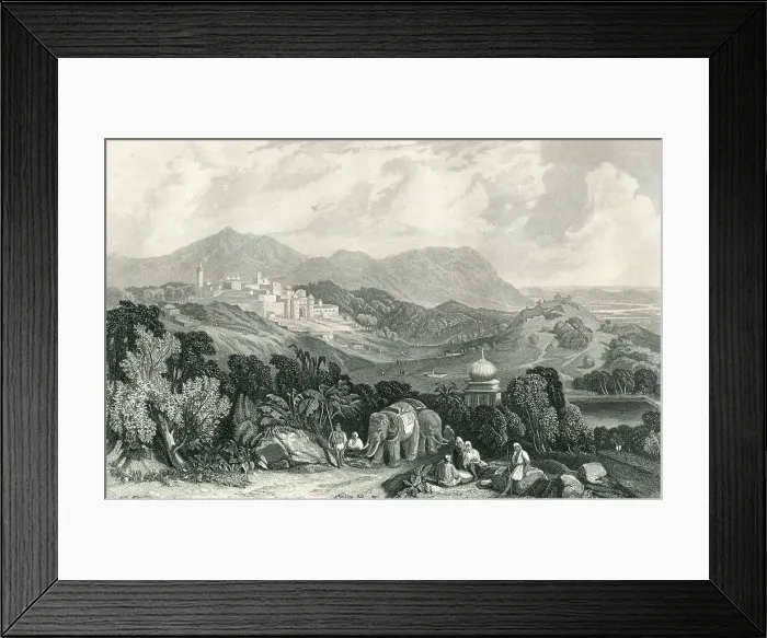 Framed Print : The Fortress of Nahan in the Dominion of Oude, India Framed Print : The Fortress of Nahan in the Dominion of Oude, India