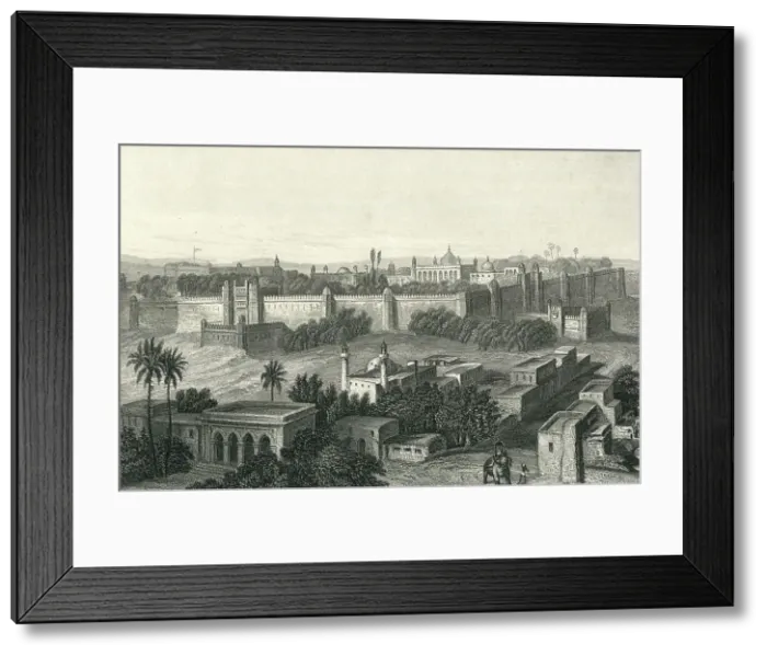Framed Print : The King's Palace at Delhi, India Framed Print : The King's Palace at Delhi, India