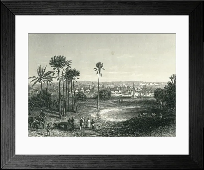 Framed Print : View of Madras, India Framed Print : View of Madras, India