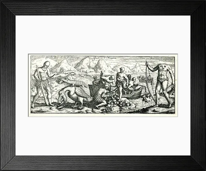 Framed Print : Inhabitants of the Spanish Main, from Gottfried's Reiser Framed Print : Inhabitants of the Spanish Main, from Gottfried's Reiser