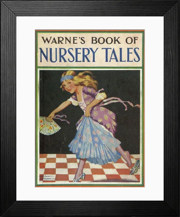 Framed Print : Cover design, Warne's Book of Nursery Tales Framed Print : Cover design, Warne's Book of Nursery Tales