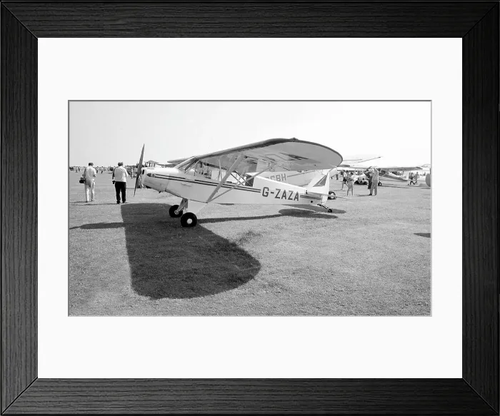Framed Print : Piper Super Cub G-ZAZA Framed Print : Piper Super Cub G-ZAZA
