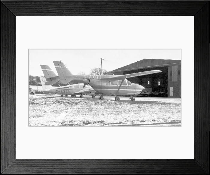 Framed Print : Cessna Super Skymaster G-AXGJ Framed Print : Cessna Super Skymaster G-AXGJ