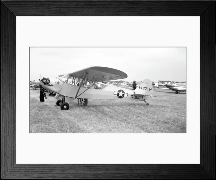 Framed Print : Piper Grasshopper G-BEDJ Framed Print : Piper Grasshopper G-BEDJ