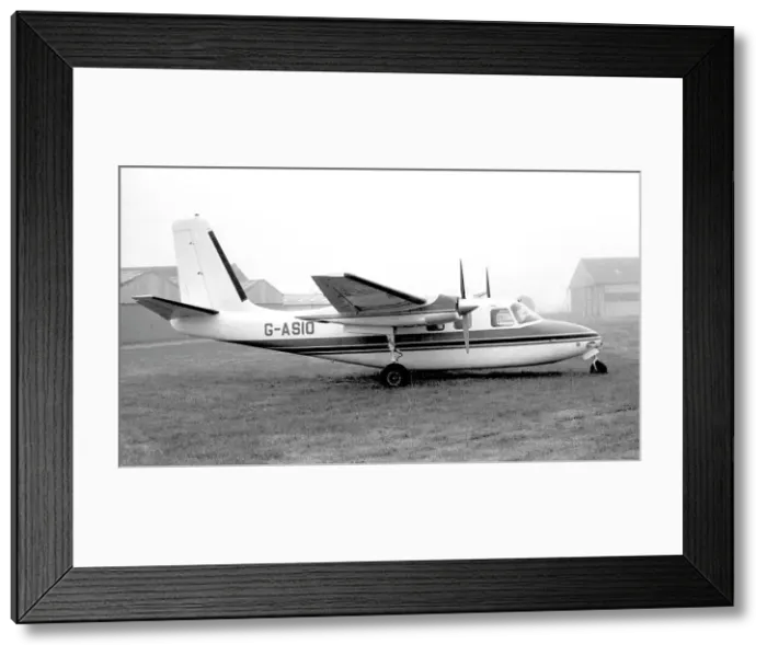 Framed Print : Aero Commander 500A G-ASIO Framed Print : Aero Commander 500A G-ASIO