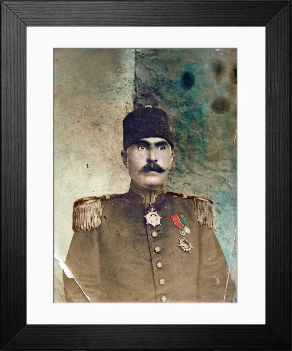 Framed Print : WW1 - Commander of the 11th Kafkas Regiment (3rd Platoon) Framed Print : WW1 - Commander of the 11th Kafkas Regiment (3rd Platoon)