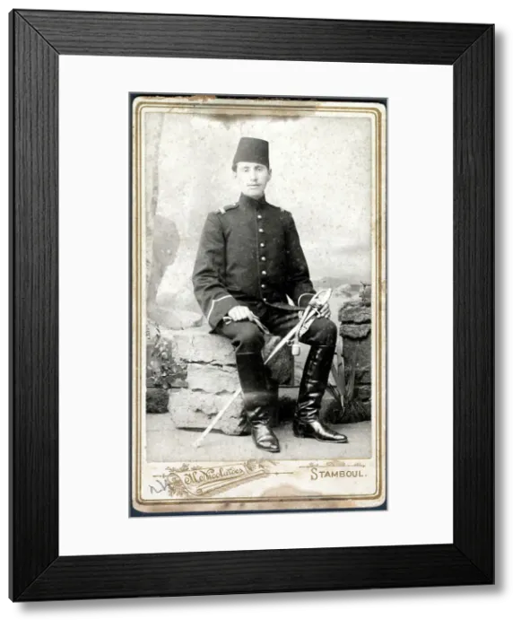Framed Print : Young Turkish Military Cadet - later Officer Framed Print : Young Turkish Military Cadet - later Officer