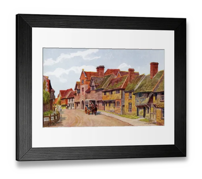 Framed Print : Church Street, Steyning, West Sussex Framed Print : Church Street, Steyning, West Sussex
