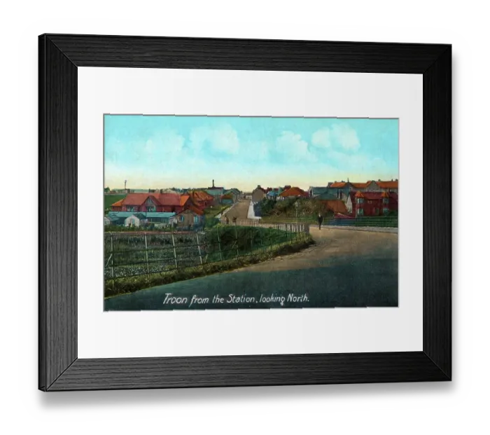 Framed Print : Troon, South Ayrshire, Scotland from the Statio Framed Print : Troon, South Ayrshire, Scotland from the Statio