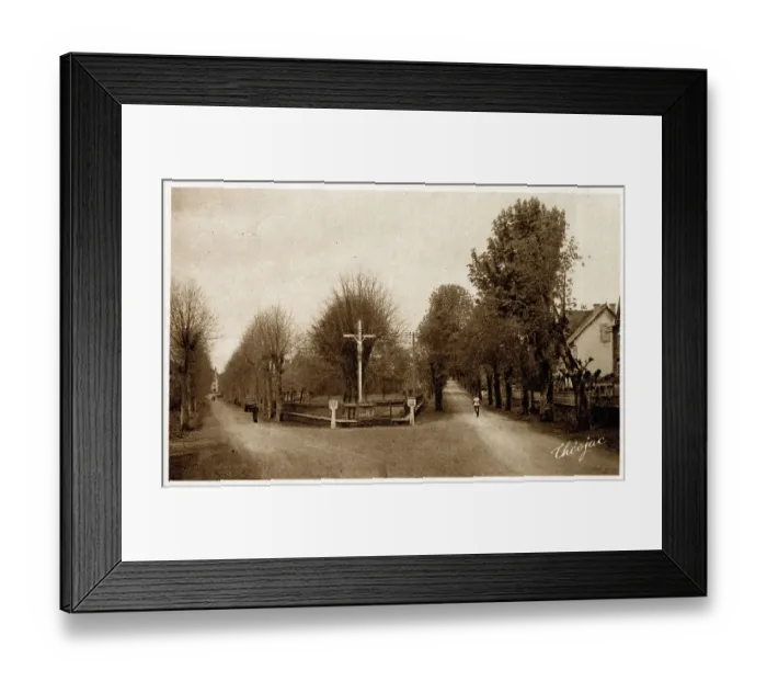 Framed Print : La Fontaine de l'Arbre, Pleaux, Cantal, France Framed Print : La Fontaine de l'Arbre, Pleaux, Cantal, France