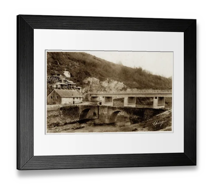 Framed Print : Le Pont des Estourocs, Pleaux, Cantal, France Framed Print : Le Pont des Estourocs, Pleaux, Cantal, France