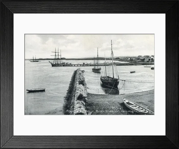 Framed Print : Foynes Harbour, River Shannon, County Limerick, Ireland Framed Print : Foynes Harbour, River Shannon, County Limerick, Ireland