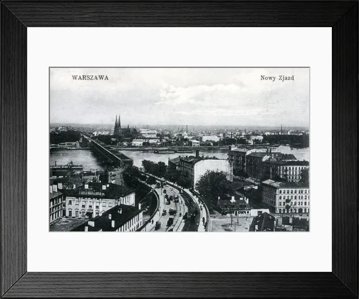 Framed Print : Ulica Nowy Zjazd and Slasko-Dabrowski Bridge, Warsaw, Poland Framed Print : Ulica Nowy Zjazd and Slasko-Dabrowski Bridge, Warsaw, Poland