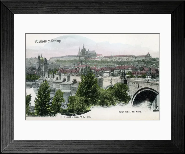 Framed Print : Prague, Czech Republic - Charles Bridge Framed Print : Prague, Czech Republic - Charles Bridge