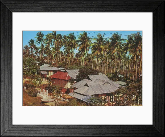Framed Print : Malay Kampong, Singapore Framed Print : Malay Kampong, Singapore