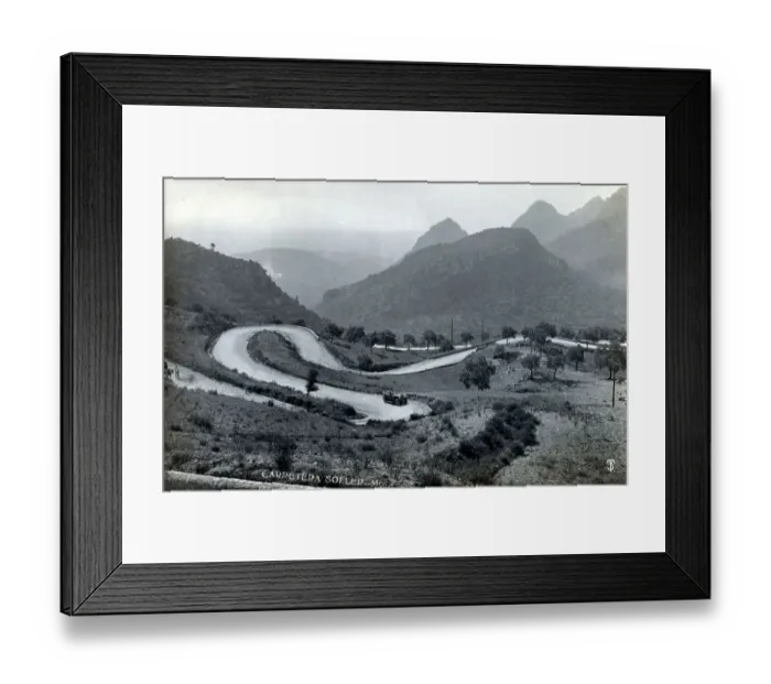 Framed Print : Soller Road, Mallorca (Majorca), Spain Framed Print : Soller Road, Mallorca (Majorca), Spain