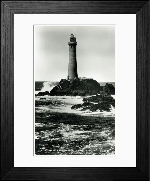 Framed Print : Longships Lighthouse, Land's End, Cornwall Framed Print : Longships Lighthouse, Land's End, Cornwall