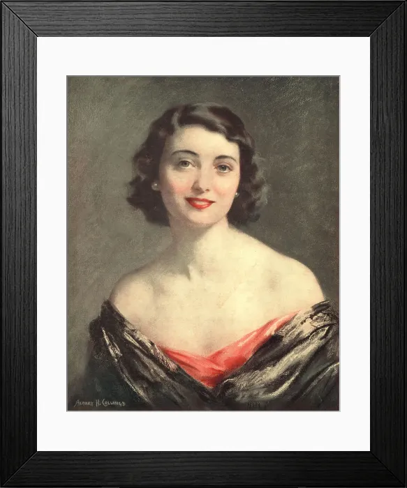 Framed Print : Portrait Of A Young Lady Framed Print : Portrait Of A Young Lady