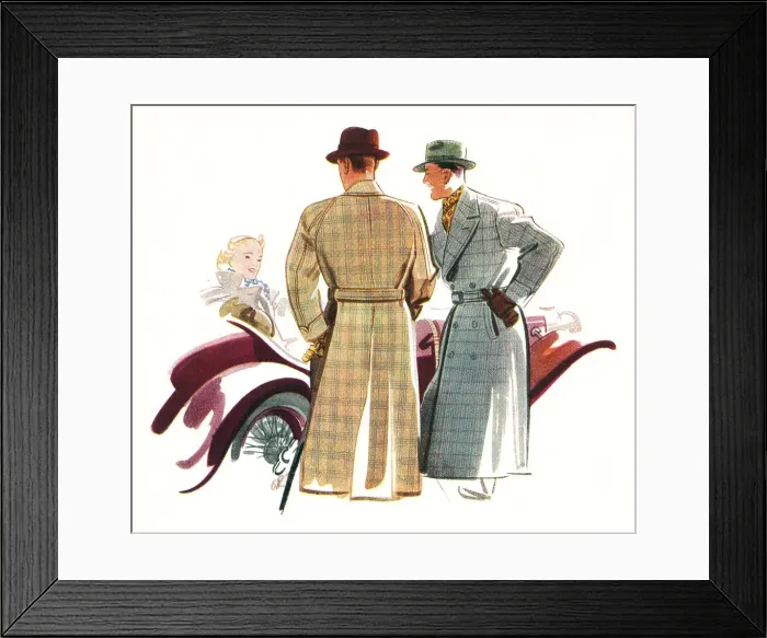 Framed Print : Austin Reed Advertisement Illustration Framed Print : Austin Reed Advertisement Illustration