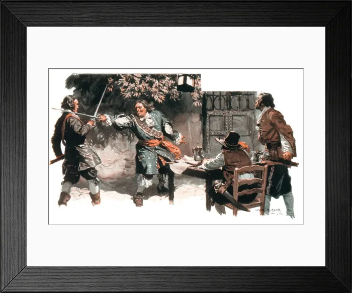 Framed Print : Sword Duel Framed Print : Sword Duel