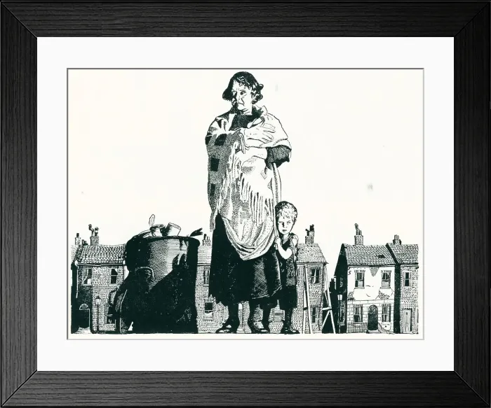 Framed Print : Woman And Child Framed Print : Woman And Child