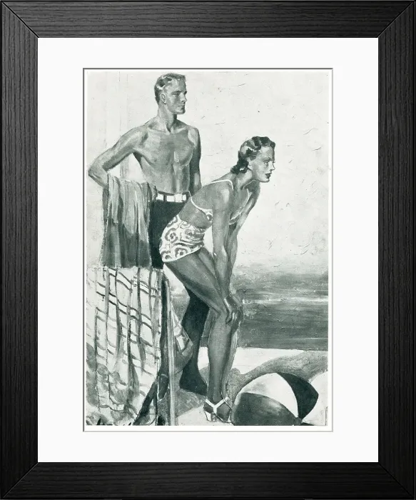 Framed Print : At The Beach Framed Print : At The Beach