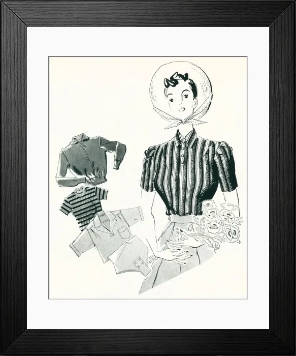 Framed Print : Clothing Advertisement Framed Print : Clothing Advertisement