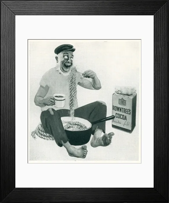 Framed Print : Rowntree's Cocoa Advertisement Framed Print : Rowntree's Cocoa Advertisement