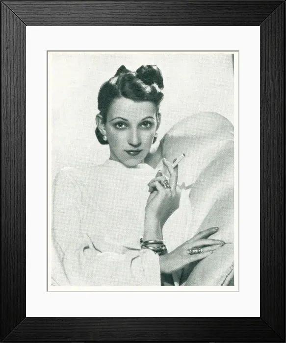 Framed Print : Advertisement Photo, Smoking Woman Framed Print : Advertisement Photo, Smoking Woman