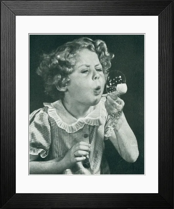 Framed Print : Blowing Bubbles Framed Print : Blowing Bubbles