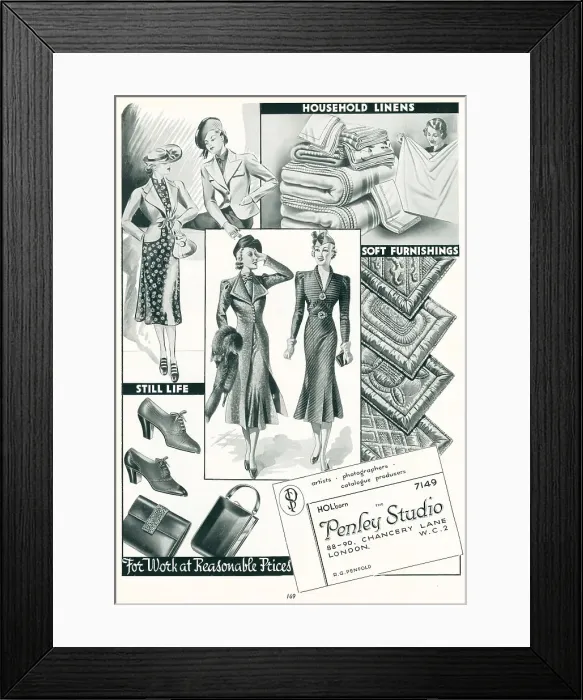 Framed Print : Penley Studio Advertisement Framed Print : Penley Studio Advertisement