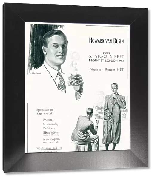 Howard Van Dusen Studio Advertisement
