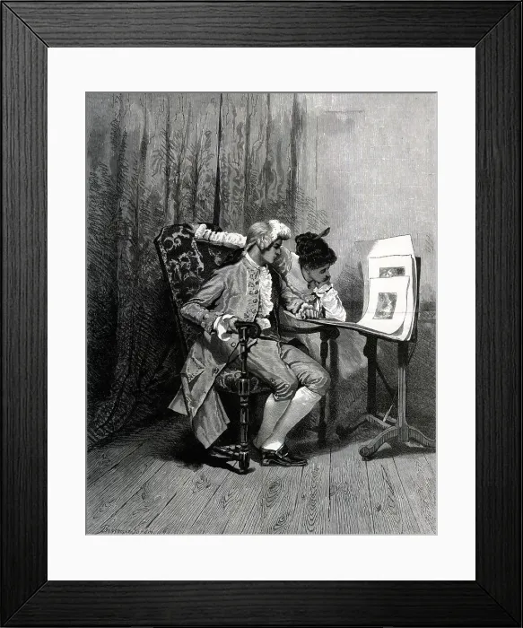 Framed Print : Admiring the Portfolio of Art Prints, by Alfredo Perea Framed Print : Admiring the Portfolio of Art Prints, by Alfredo Perea